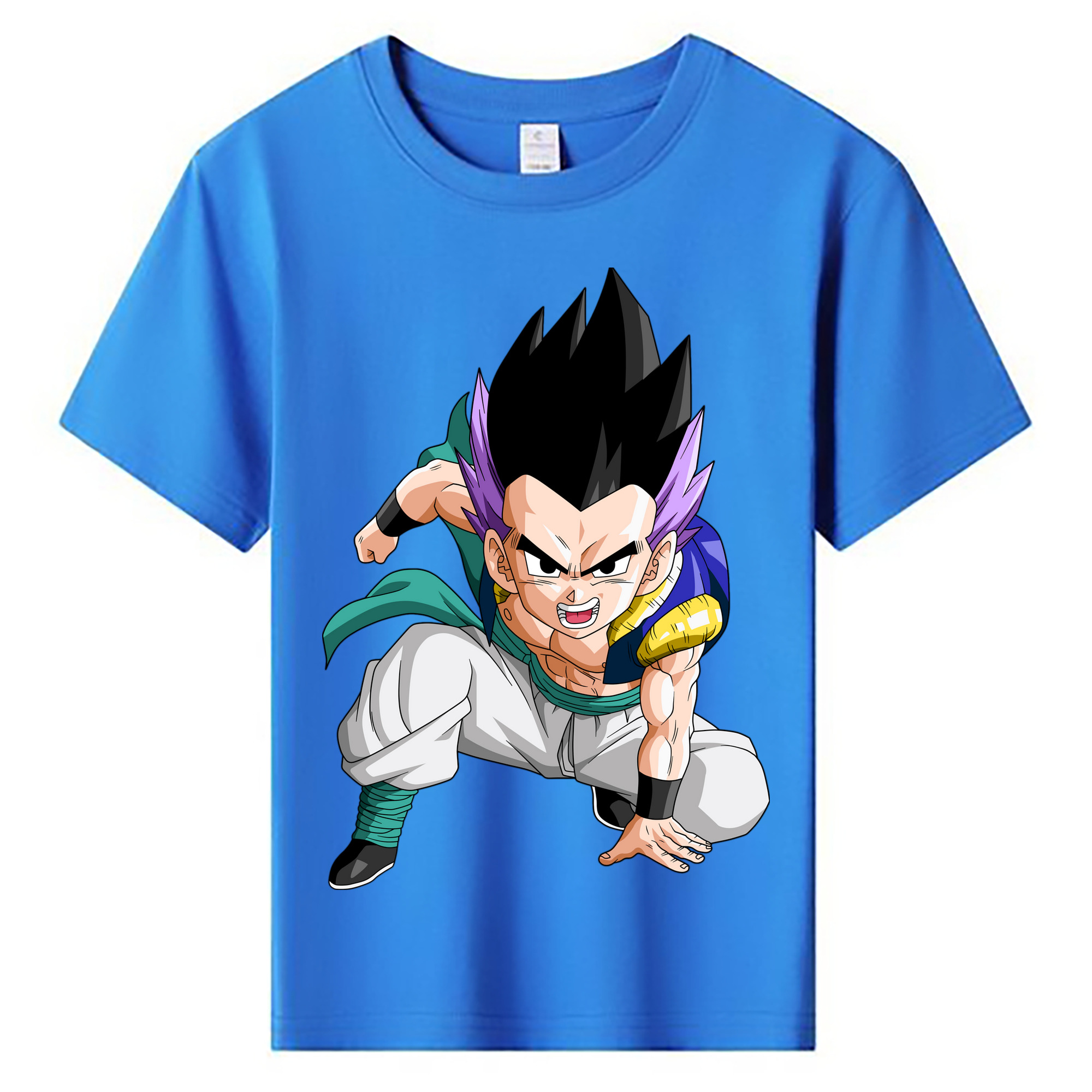 （画像用） ドラゴンボール 孫 悟飯（そんごはん）DRAGON BALL Son Gohan 綿100％キッズTシャツ（フロントプリント）